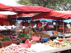 Markt in Saint-Paul