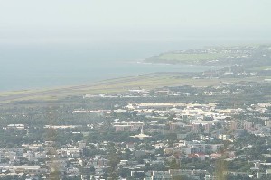 Ausblick von den Bergen herunter